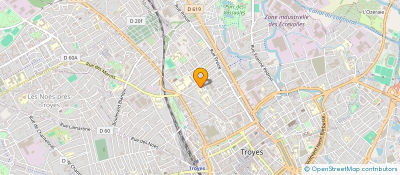 localisation de l'entreprise OGEC SAINT JULES  TROYES