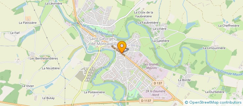 localisation de l'entreprise OGEC SAINT MARTIN à MONTAIGU-VENDEE