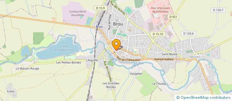 localisation de l'entreprise OGEC SAINT PAUL à BROU