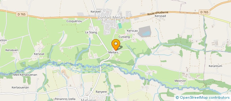 localisation de l'entreprise OGEC SAINT PIERRE MAHALON  MAHALON