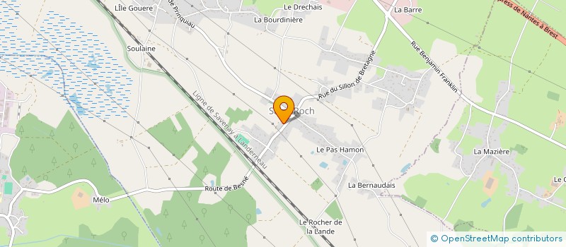 localisation de l'entreprise OGEC SAINT ROCH DE PONTCHATEAU à PONTCHATEAU