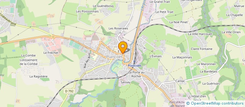 localisation de l'entreprise OGEC SAINT SAUVEUR  PLANCOET