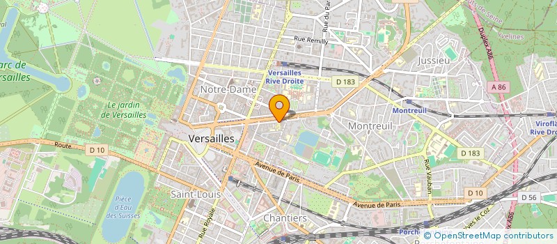 localisation de l'entreprise OGEC SAINT VINCENT DE PAUL à VERSAILLES