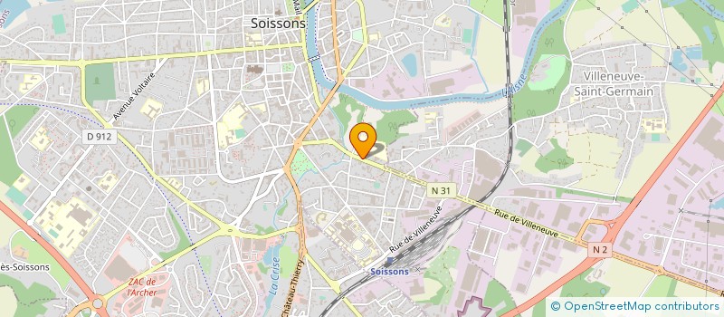 localisation de l'entreprise OGEC SAINT VINCENT DE PAUL à SOISSONS