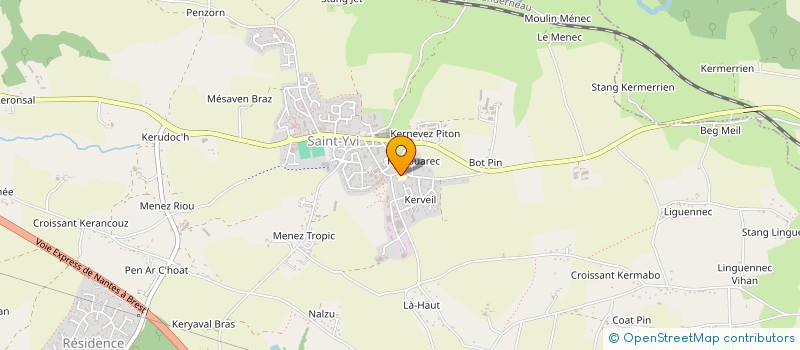 localisation de l'entreprise OGEC SAINTE ANNE à SAINT-YVI