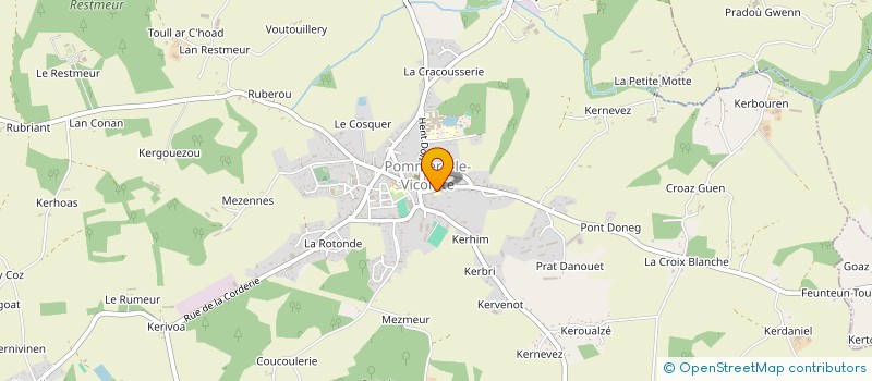 localisation de l'entreprise OGEC SAINTE ANNE  POMMERIT-LE-VICOMTE