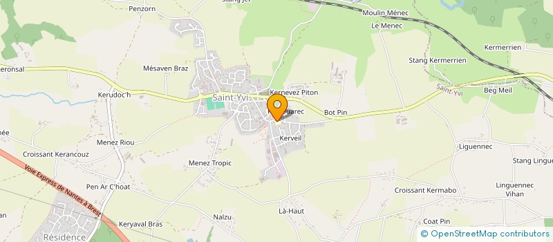 localisation de l'entreprise OGEC SAINTE ANNE  SAINT-YVI