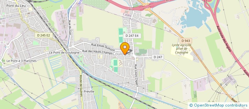 localisation de l'entreprise OGEC SAINTE ANNE COULOGNE  COULOGNE