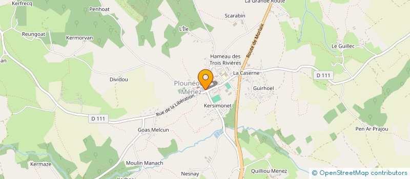 localisation de l'entreprise OGEC SAINTE JEANNE D ARC à SAINT-THEGONNEC LOC-EGUINER