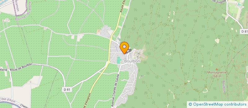 localisation de l'entreprise OGEC SAINTE JEANNE D'ARC  BOULBON