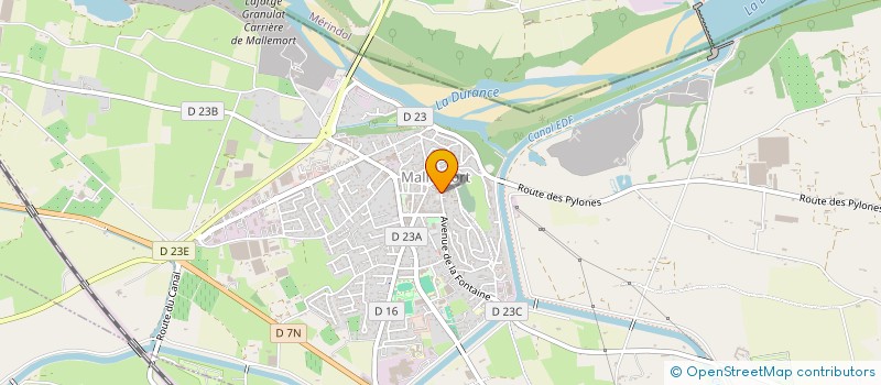 localisation de l'entreprise OGEC SAINTE JEANNE D ARC  MALLEMORT