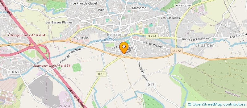 localisation de l'entreprise OGEC SAINTE JEANNE D'ARC à PELISSANNE