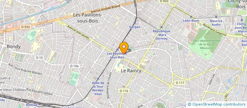localisation de l'entreprise OGEC SAINTE LOUISE DE MARILLAC à LE RAINCY