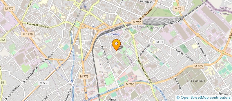 localisation de l'entreprise OGEC SAINTE LUCIE à TOURCOING