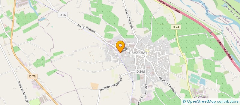 localisation de l'entreprise OGEC SAINTE MADELEINE à CABANNES