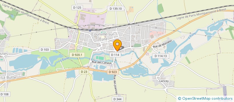 localisation de l'entreprise OGEC SAINTE MARIE à COURVILLE-SUR-EURE