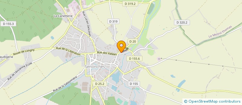 localisation de l'entreprise OGEC SAINTE MARIE à SENONCHES