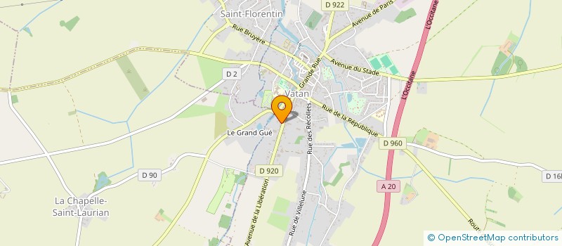 localisation de l'entreprise OGEC SAINTE MARIE à VATAN