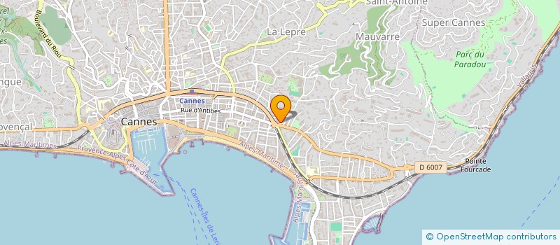 localisation de l'entreprise OGEC SAINTE MARIE  CANNES