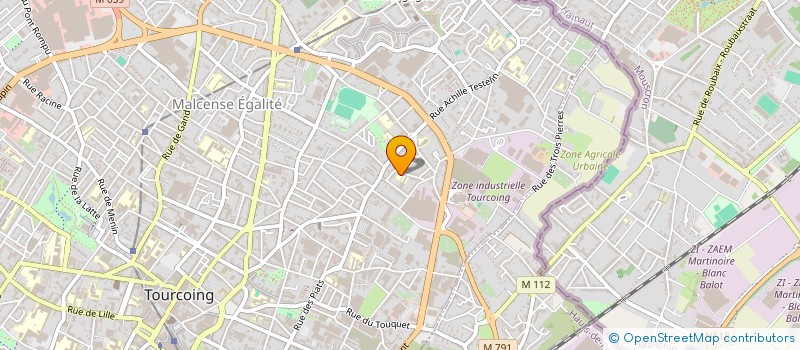 localisation de l'entreprise OGEC SAINTE MARIE  TOURCOING