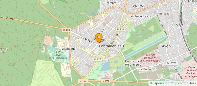 localisation de l'entreprise OGEC SAINTE MARIE à FONTAINEBLEAU