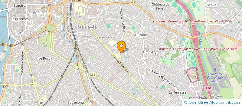 localisation de l'entreprise OGEC SAINTE THERESE  TOULOUSE