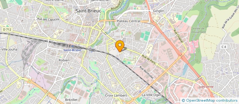 localisation de l'entreprise OGEC SAINTE THERESE à SAINT-BRIEUC