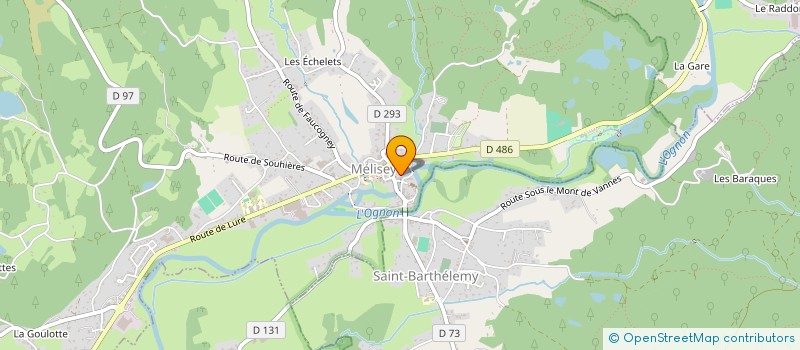 localisation de l'entreprise OGEC SAINTE-THERESE à MELISEY