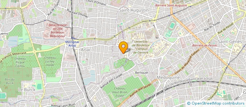 localisation de l'entreprise OGEC SAINTE THERESE à BORDEAUX