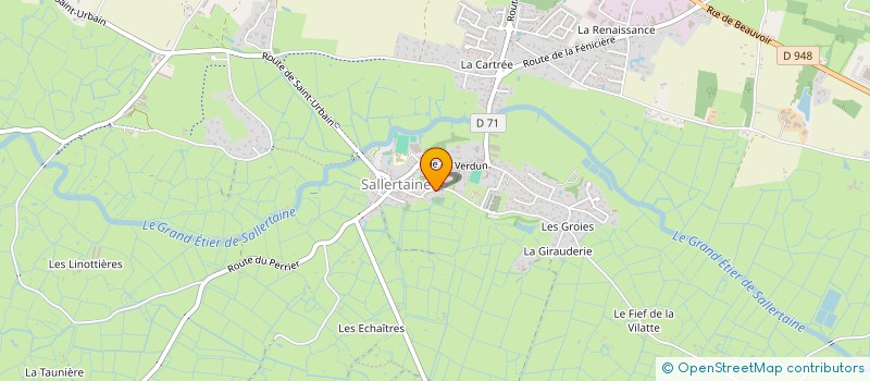 localisation de l'entreprise OGEC SALLERTAINE à SALLERTAINE