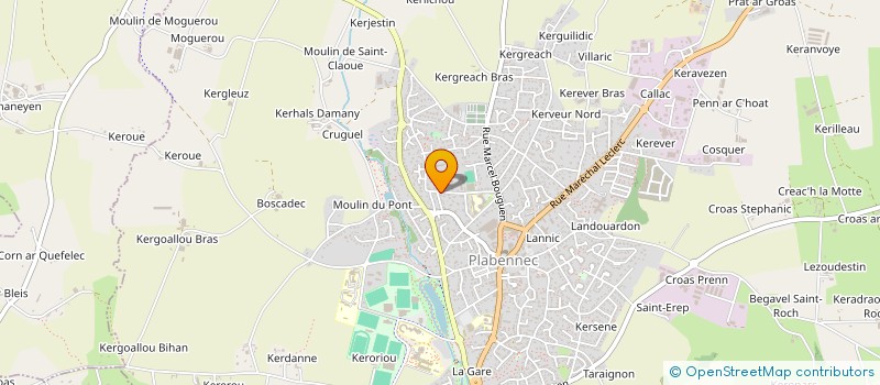 localisation de l'entreprise OGEC ST ADRIEN  LE DRENNEC