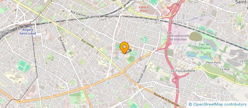 localisation de l'entreprise OGEC ST AUGUSTIN à ANGERS