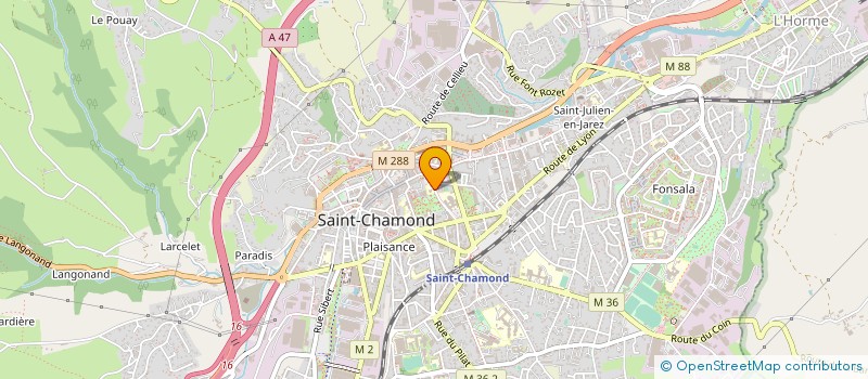 localisation de l'entreprise OGEC ST CHAMOND ST PIERRE à SAINT-CHAMOND