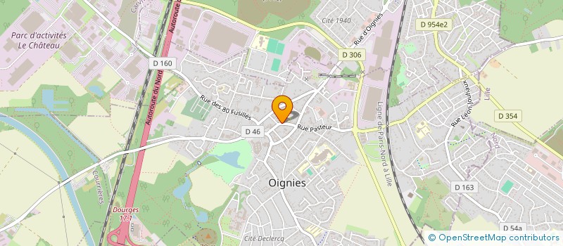 localisation de l'entreprise OGEC ST CHARLES ECOLE STE HENRIETTE  OIGNIES