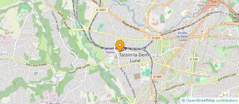 localisation de l'entreprise OGEC ST CLAUDE TASSIN  TASSIN-LA-DEMI-LUNE