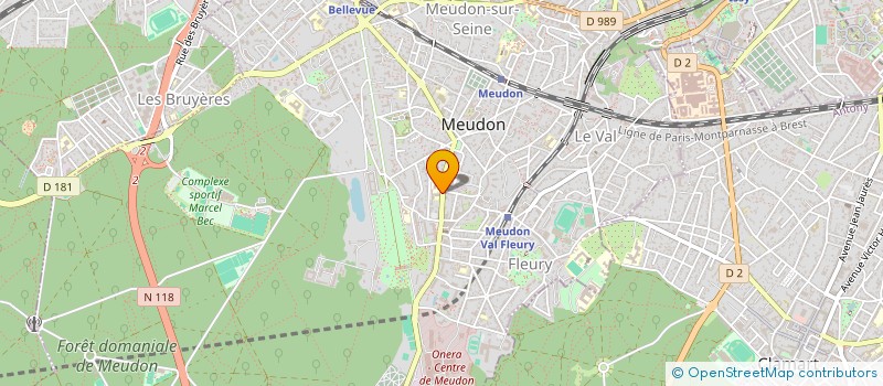 localisation de l'entreprise OGEC ST EDMOND à MEUDON