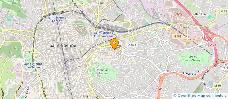 localisation de l'entreprise OGEC ST FRANCOIS  SAINT-ETIENNE