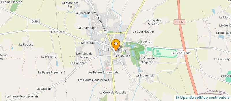 localisation de l'entreprise OGEC ST GABRIEL SASV  SAINTE-ANNE-SUR-VILAINE