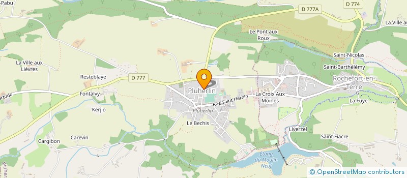 localisation de l'entreprise OGEC ST GENTIEN  PLUHERLIN