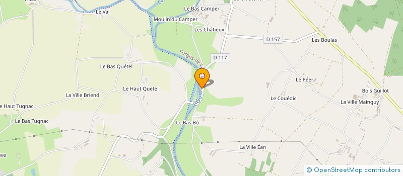 localisation de l'entreprise OGEC ST GILDAS  GUEGON