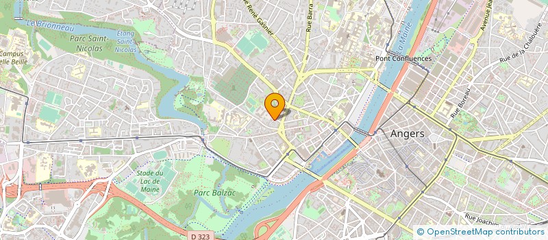 localisation de l'entreprise OGEC ST JACQUES à ANGERS