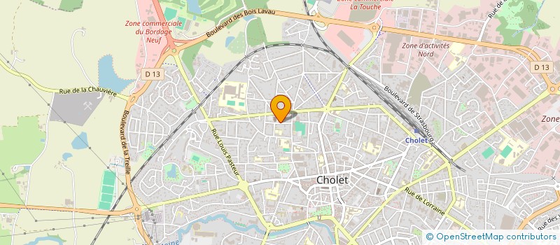 localisation de l'entreprise OGEC ST JEAN STE FAMILLE à CHOLET