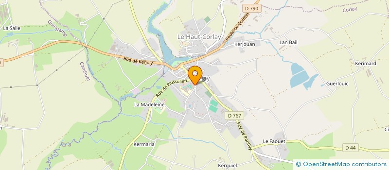 localisation de l'entreprise OGEC ST JOSEPH à CORLAY