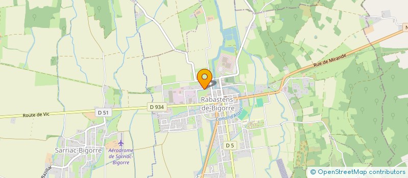 localisation de l'entreprise OGEC ST JOSEPH  RABASTENS-DE-BIGORRE