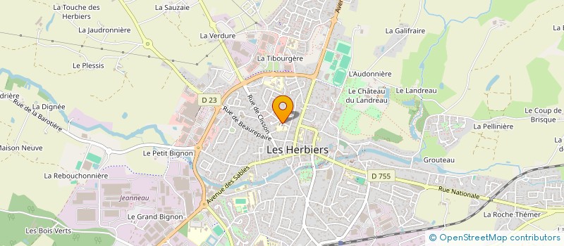 localisation de l'entreprise OGEC ST JOSEPH LE BRANDON à LES HERBIERS