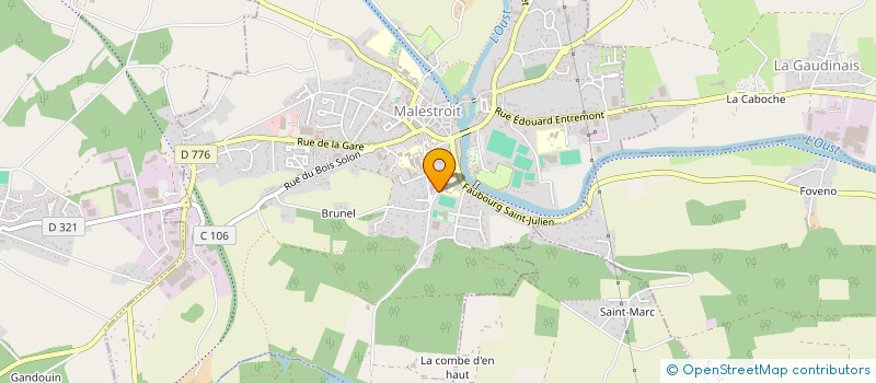 localisation de l'entreprise OGEC ST JULIEN  MALESTROIT