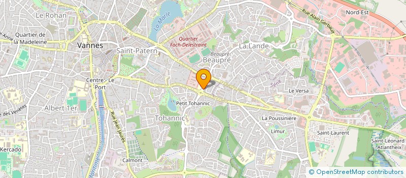 localisation de l'entreprise OGEC ST PATERN à VANNES