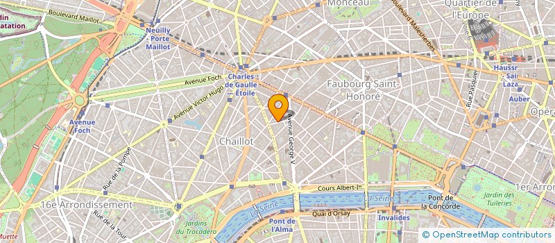 localisation de l'entreprise OGEC ST PIERRE DE CHAILLOT à PARIS