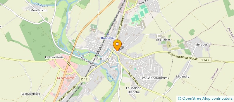localisation de l'entreprise OGEC ST SAUVEUR à BONNEVAL