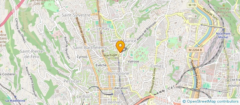 localisation de l'entreprise OGEC ST THOMAS D'AQUIN à NICE